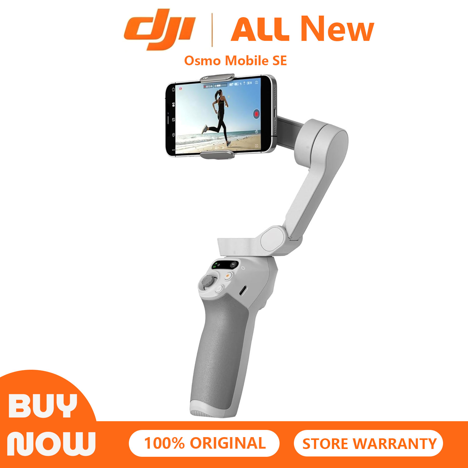 Photography Basics - DJI Osmo Mobile SE：内蔵三脚とセルフィー棒を備えた、最新の3軸スマートフォン用ジンバル。滑らかな動画撮影を実現。
