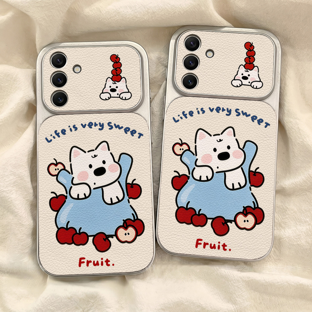 かわいい漫画犬柄のネックストラップ付きスマホケース、Sams - Camera Wrist Strap のレビューと価格